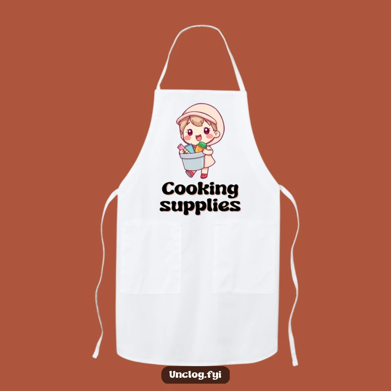 Funny Apron - Kawaii Bucket Carrier, Ready for Action Gift