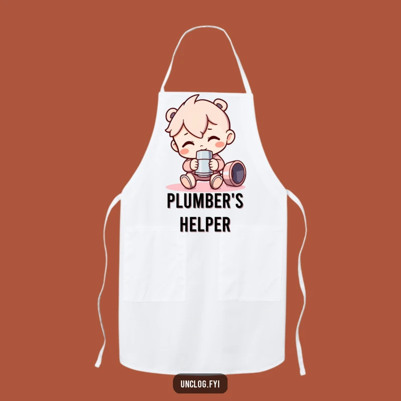 Funny Pipe Pro Apron: Hilarious Kitchen Fun for the Handy