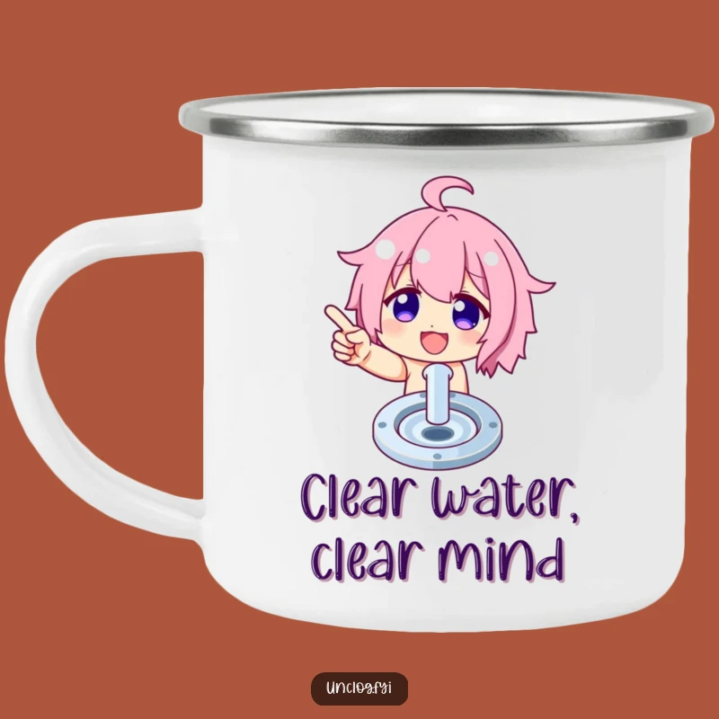 Funny Cleaning Camping Mug: Clean Drain Pride - Outdoor Tidy Gift