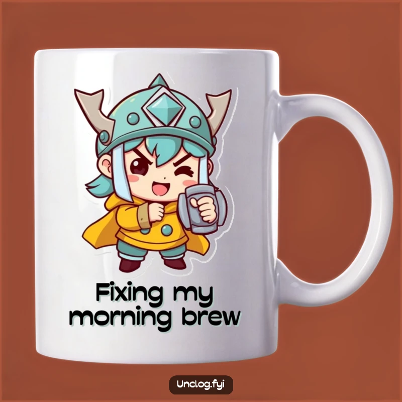 Funny Determined Bolt Tightener Mug: Humorous Tool Time Gift for Handymen