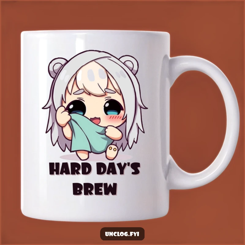 Funny Hardworking Character Mug - Relief After Effort, Perfect Funny Gift