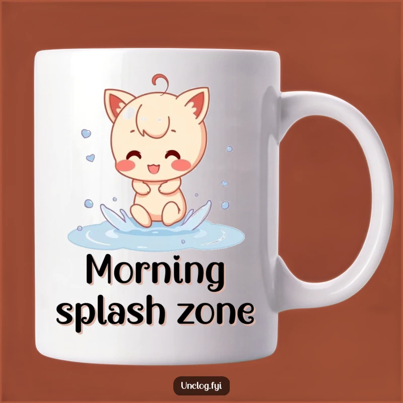 Funny Puddle Splash Mug: A Hilarious Gift for Playful Souls