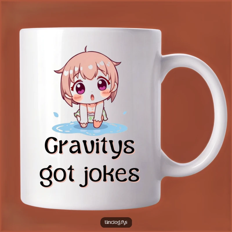 Funny Surprised Slipper Mug: Hilarious Character Faceplant Gift for Friends