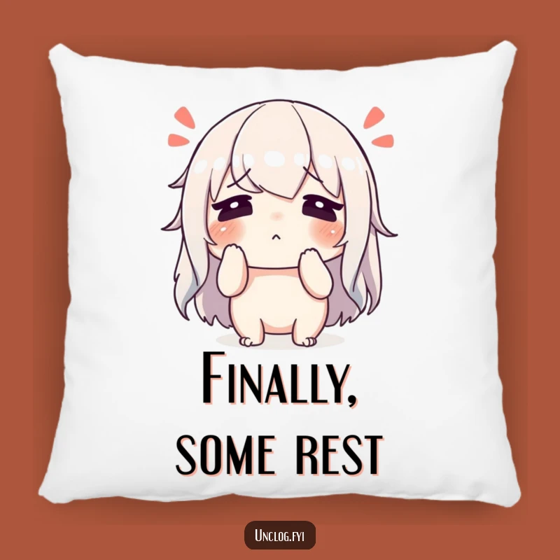 Funny Relief Pillow - Cozy Sweatbrow Cushion, Perfect Survivor Gift