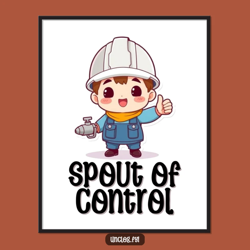 Funny Hard Hat Hero Digital Print: Triumph Wall Art for Instant Motivation