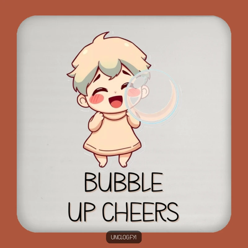 Funny Bubble Blower Coasters: Protect Surfaces with Cheerful Humor