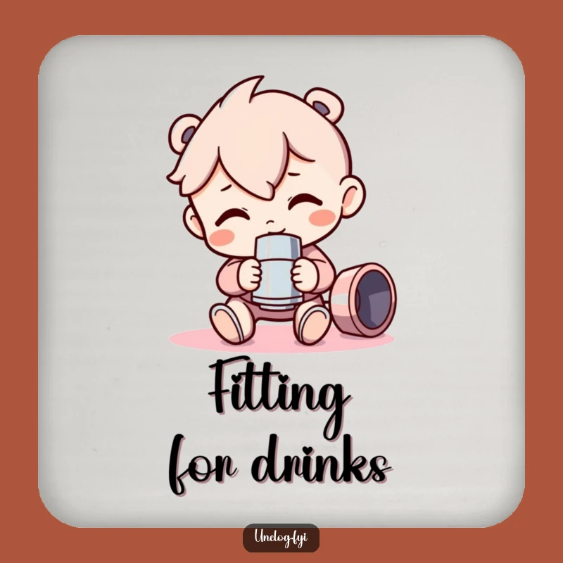 Funny Pipe Fitting Coaster: Protect Surfaces with Handy Charm