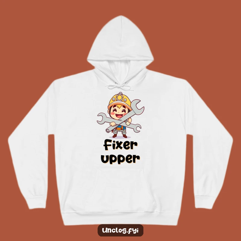 Cozy Funny Wrench Master Hoodie: Stay Warm with Proud Fixer Style
