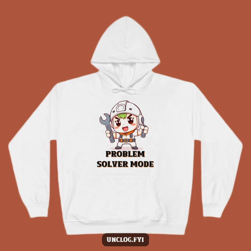 Funny Mechanic Hoodie: Stay Cozy While You Build and Fix with Determination