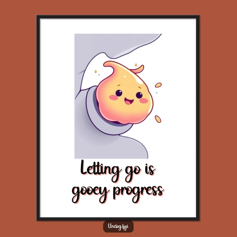 Free Printable Wall Art: Goo's Pipe Escape! Funny Downloadable Decor Gift