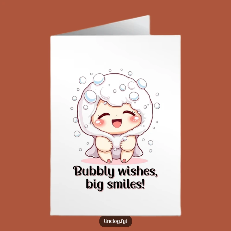 Free Printable Birthday Card: Giggle Bubbles Character, Hilarious DIY Downloadable Gift