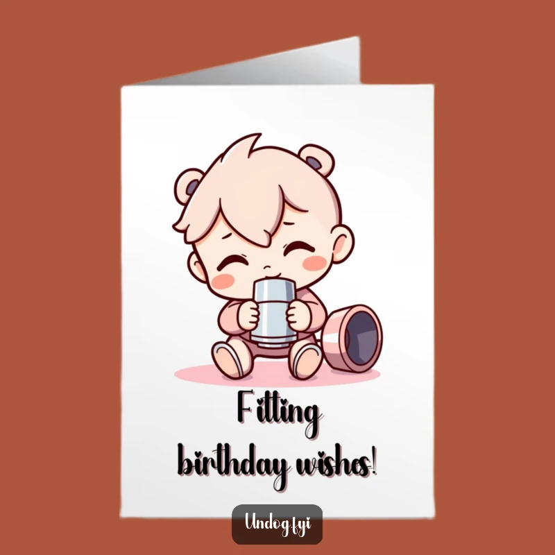 Funny Free Printable Birthday Card: Pipe Fitting Fanatic - Quirky Downloadable Gift