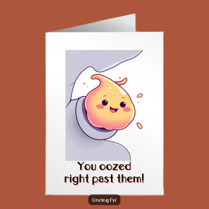 Free Printable Congrats Card: Goo's Success! Humorous Downloadable Gift