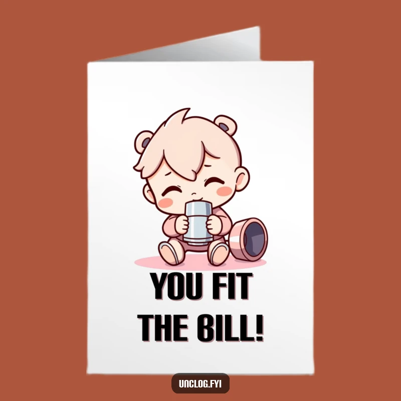 Free Printable Congrats Card: Shiny Pipe Fitting - Handyman's Downloadable Success