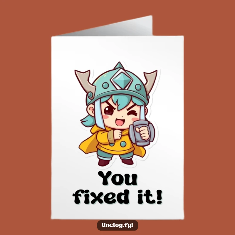 Free Printable Congrats Card: Tightening Success - Funny Downloadable Gift for Achievers