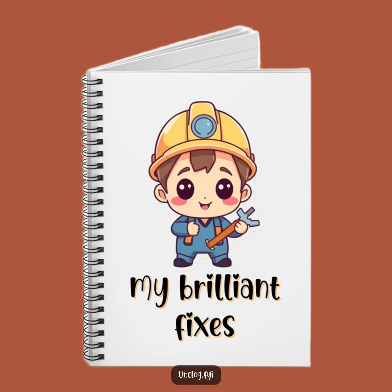 Funny Fixer Character Notebook: Jot Down Plans with Humorous Precision