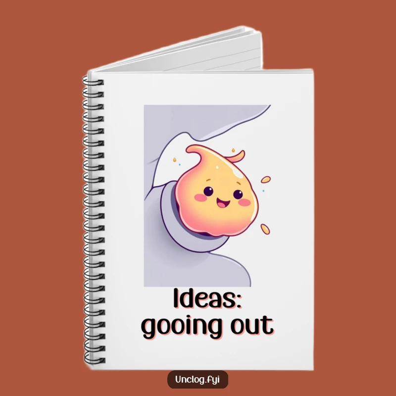 Funny Goo Blob Notebook: Colorful Ideas, Perfect Humorous Gift