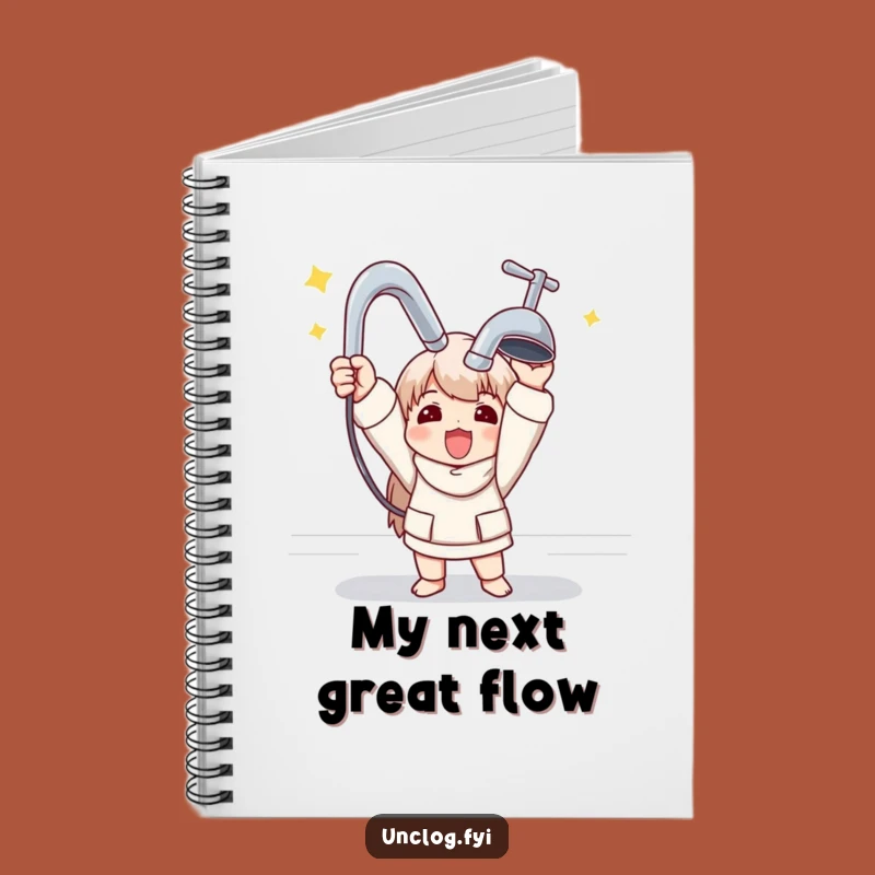 Funny Plumber Notebook: New Faucet Triumph, Record Your Projects