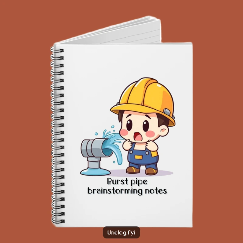 Funny Plumber Notebook: Water Pipe Surprise Diary, Jot Down Laughs, Perfect Gift!