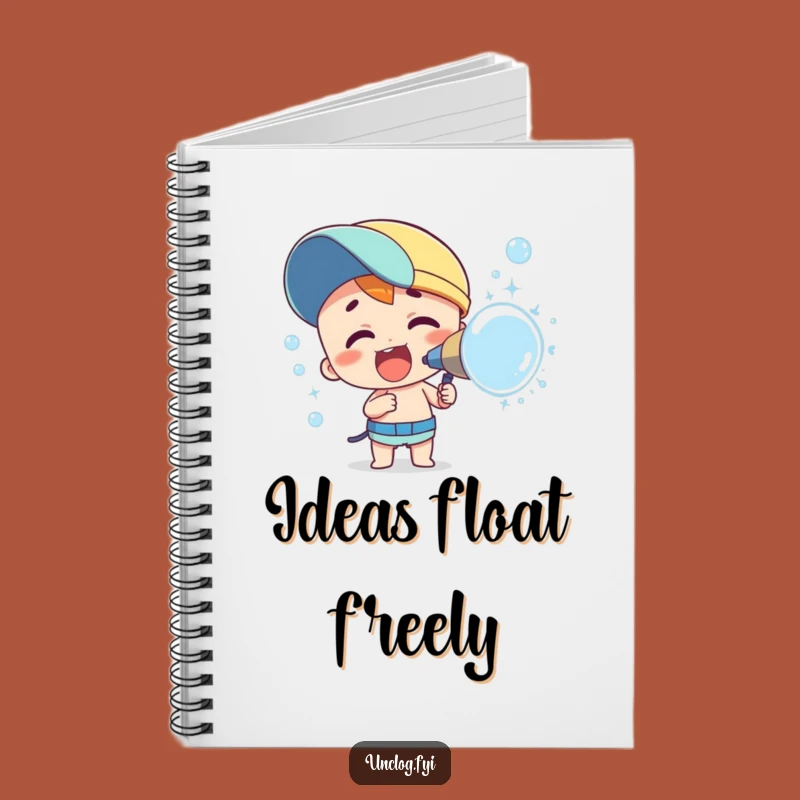 Funny Bubble Spray Notebook: Jot Down Happy Thoughts with this Design