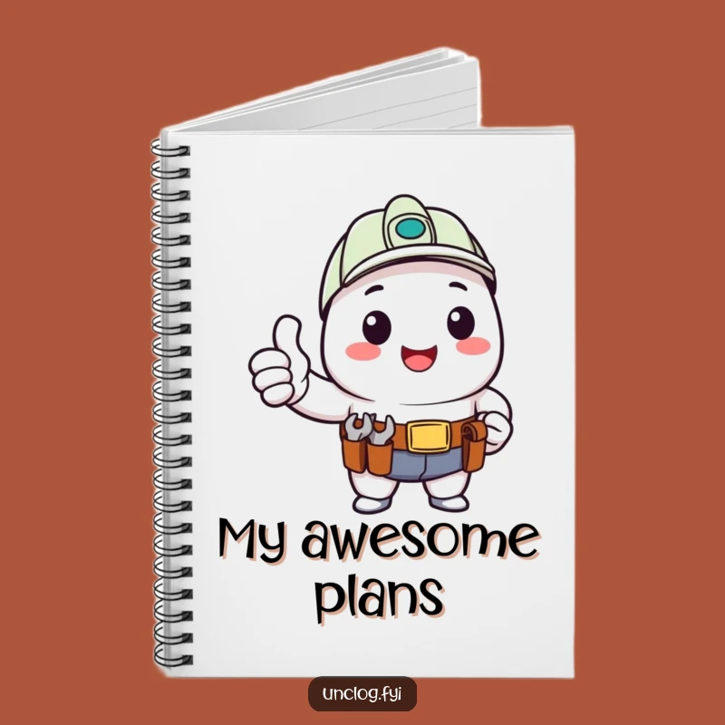 Funny Notebook - Kawaii Thumbs Up Character: Jot Down Successes Hilariously
