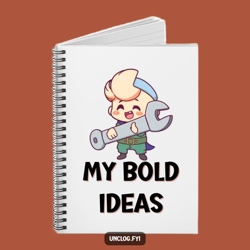 Funny Mechanic Notebook: Bolt Tightener Journal, Jot Down Ideas, Perfect Gift!