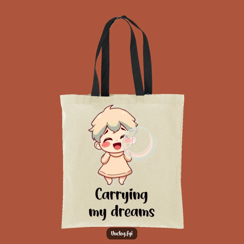 Funny Bubble Blower Tote Bag: Carry Your Joy and Essentials