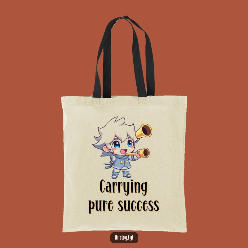 Funny Unclogged Pipe Tote Bag: Carry Your Success with this Design